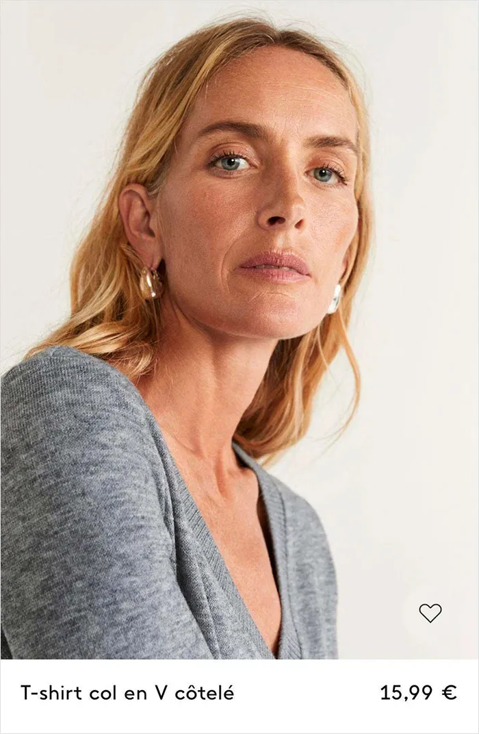 Mango - Refreshing To See Older Models With No Photoshop