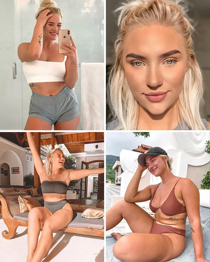 She Posts Both Traditionally “Flattering” And “Unflattering” Pictures To Show People That Everyone Has Both Moments (She Also Shows Her Pores *gasp*)