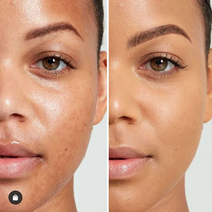 I Appreciate That This Makeup Brand Doesn't Pretend Like Their Foundation Magically Makes You Airbrushed