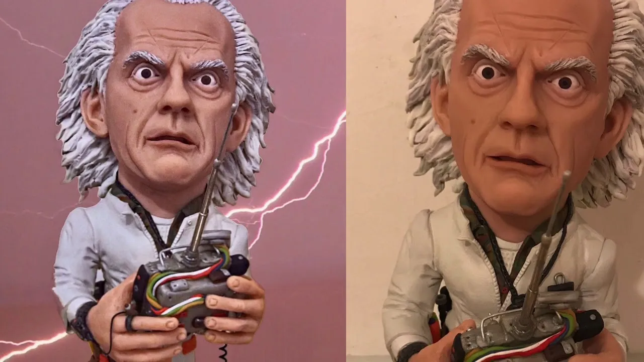 My Sculpting Process - Doc From Back To The Future