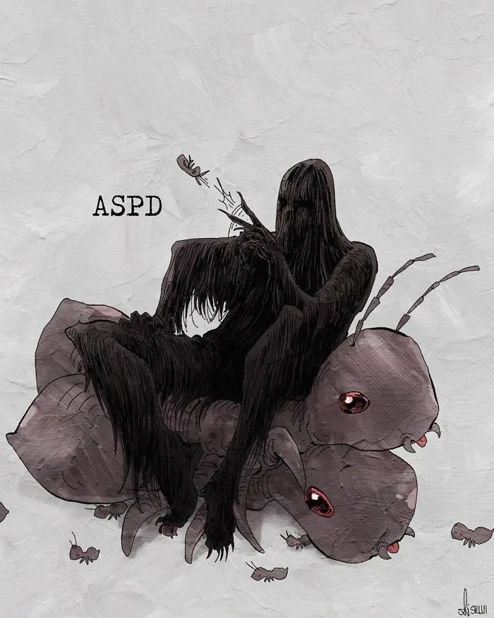 Artist Illustrates 9 Mental Illnesses And Disorders As Haunting Creatures