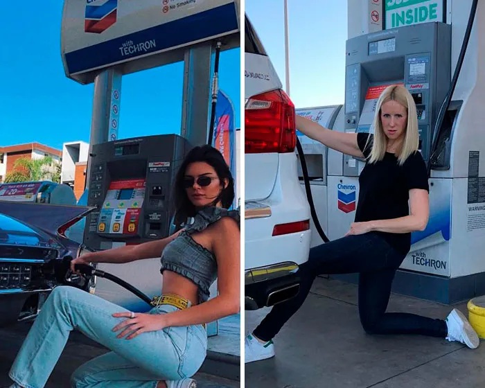 Mom Of 5 Mocks Celebrity Parents By Hilariously Recreating Their Photos (120 Pics)