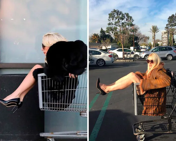 Mom Of 5 Mocks Celebrity Parents By Hilariously Recreating Their Photos (120 Pics)