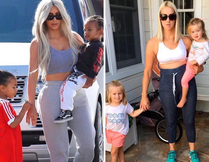 Mom Of 5 Mocks Celebrity Parents By Hilariously Recreating Their Photos (120 Pics)