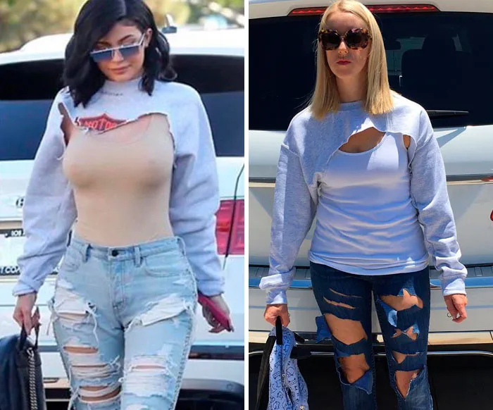 Mom Of 5 Mocks Celebrity Parents By Hilariously Recreating Their Photos (120 Pics)