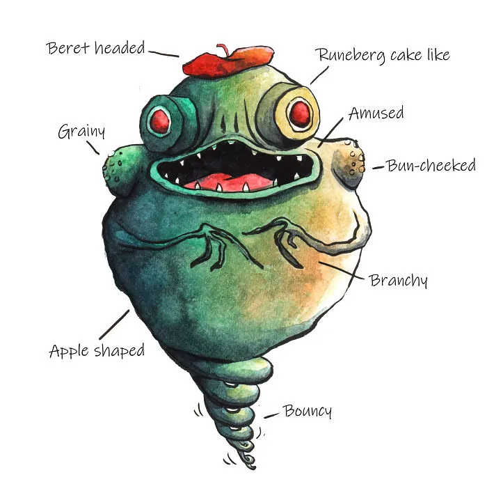 I Paint Monsters Based On Random Adjective Suggestions (20 Pics)
