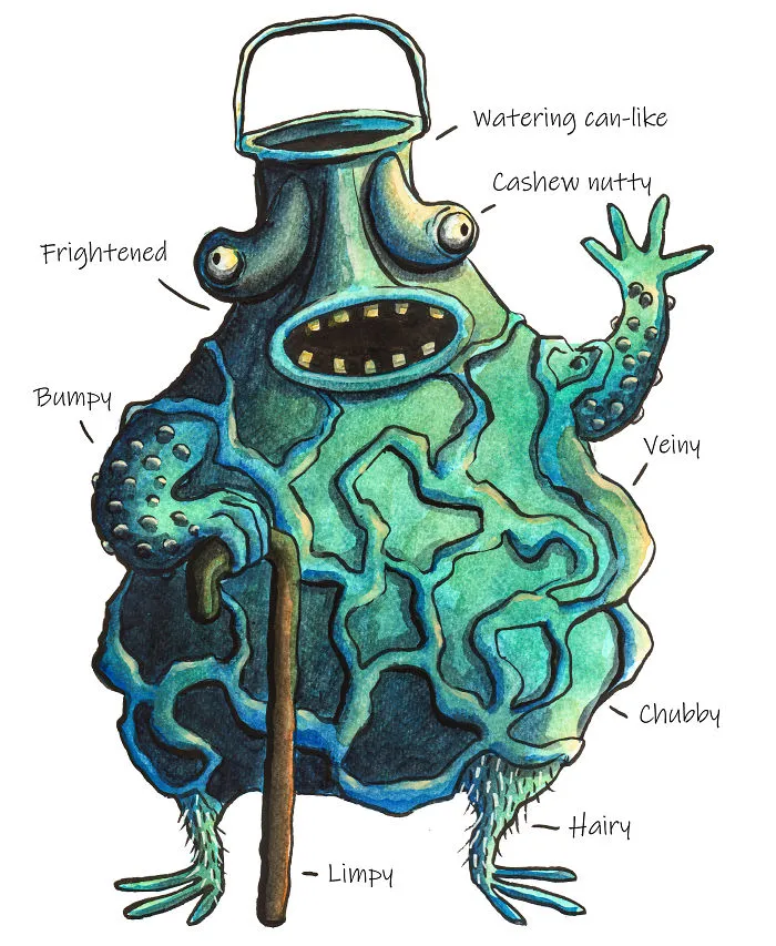 I Paint Monsters Based On Random Adjective Suggestions (20 Pics)