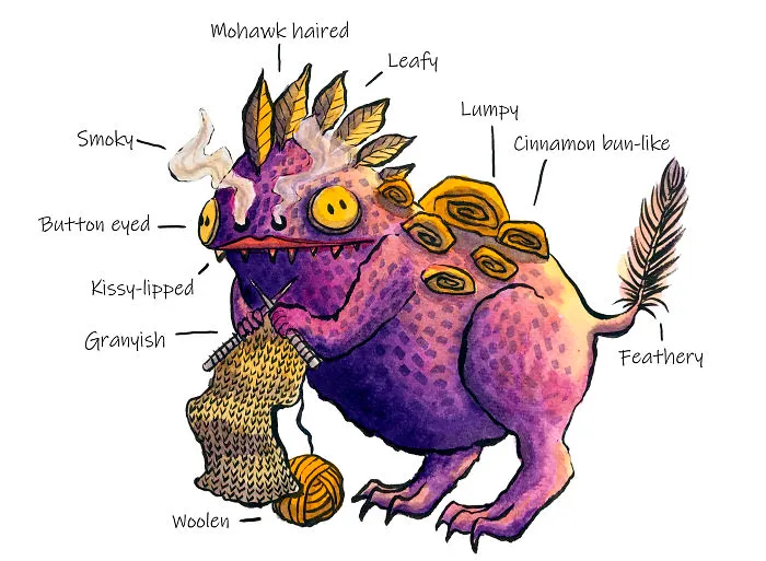 I Paint Monsters Based On Random Adjective Suggestions (20 Pics)