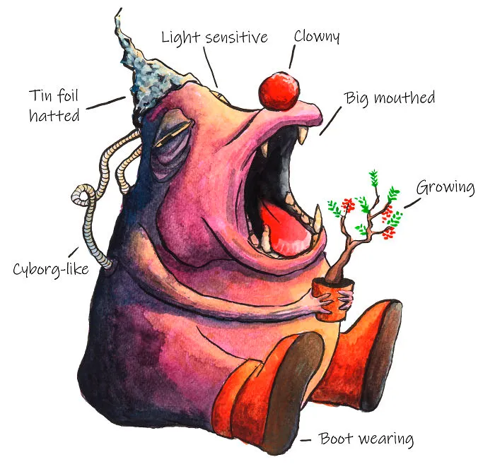 I Paint Monsters Based On Random Adjective Suggestions (20 Pics)