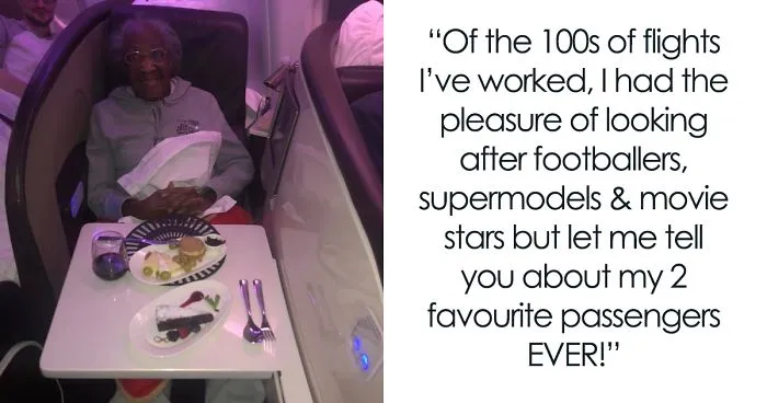 Man Gives Up His First-Class Seat To An 88 Y.O. Lady, Making Her Dream Come True