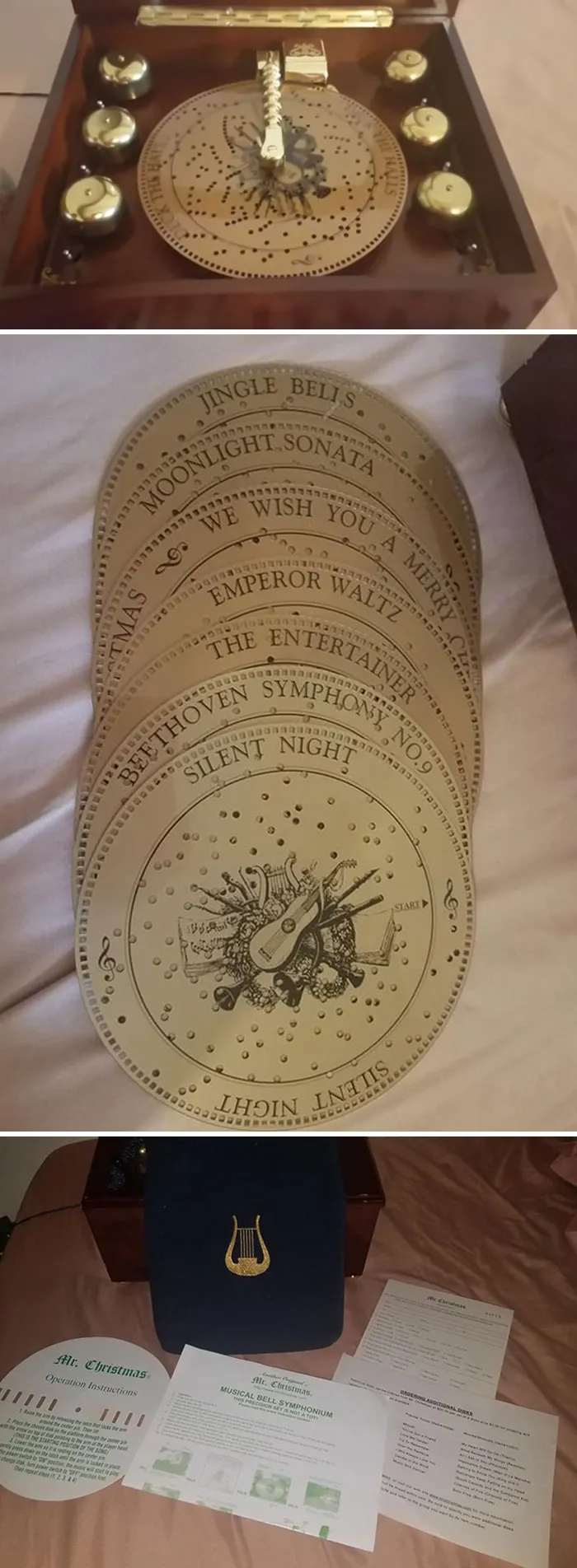 At $29.99, This Was The Most Expensive Thing I've Ever Bought At Goodwill. A Mr. Christmas Musical Bell Symphonium