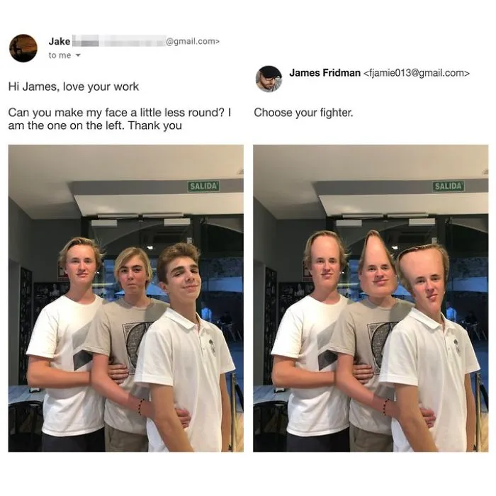 Photoshop Troll Who Takes Photo Requests Too Literally Strikes Again, And The Result Is Hilarious (31 Pics)