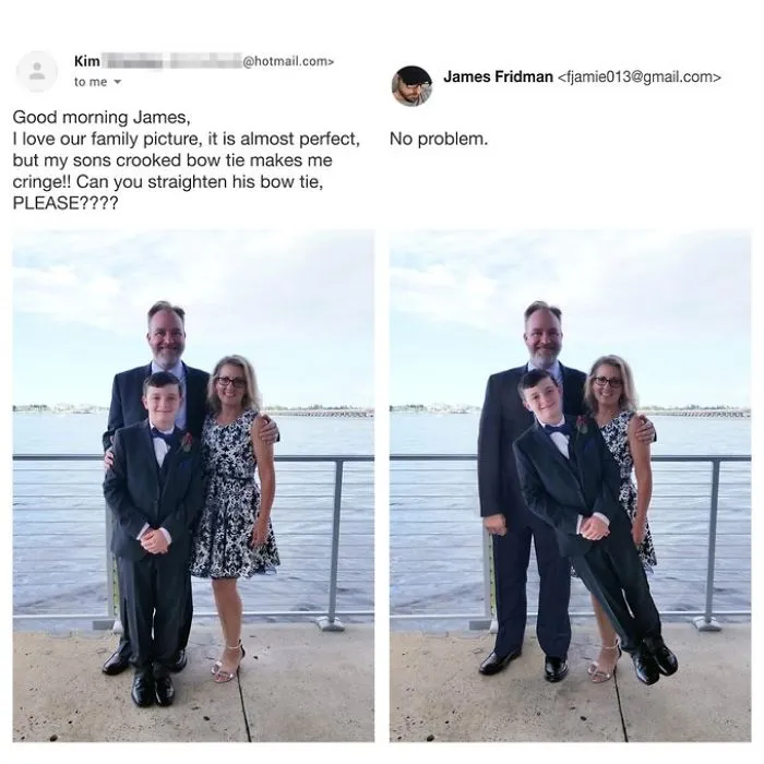 Photoshop Troll Who Takes Photo Requests Too Literally Strikes Again, And The Result Is Hilarious (31 Pics)