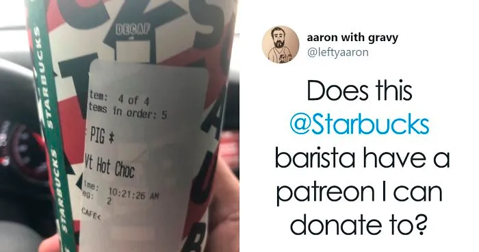 Cop Says Barista Wrote "Pig" On His Cup, Starbucks Reacts By Firing Her (Update: It's A Hoax)