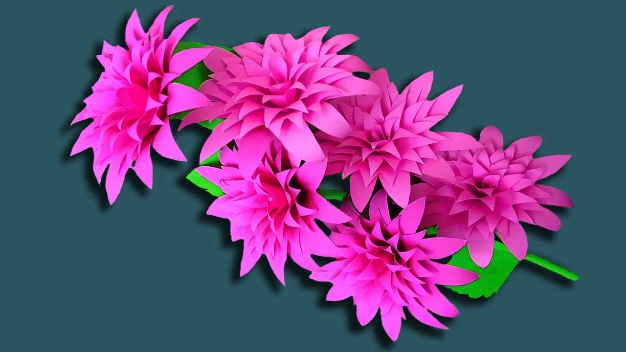 How To Make Paper Flower.
