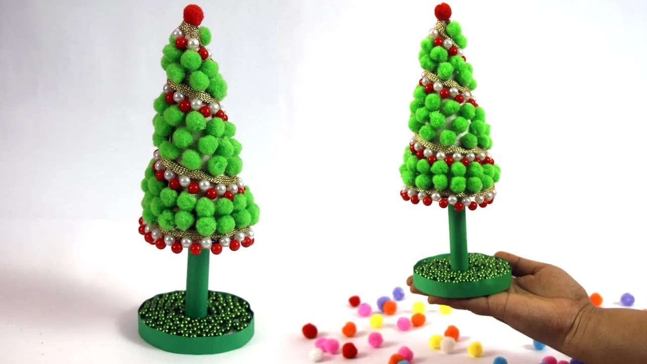 Easy DIY Christmas Tree Making-How To Make Christmas Tree-Christmas Tree Decor Ideas-Christmas Crafts