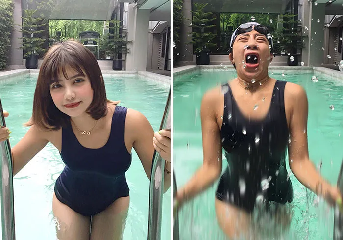 Thai Woman Creates Hilarious Instagram Vs. Reality Collages And Here's 30 Of The Best Ones