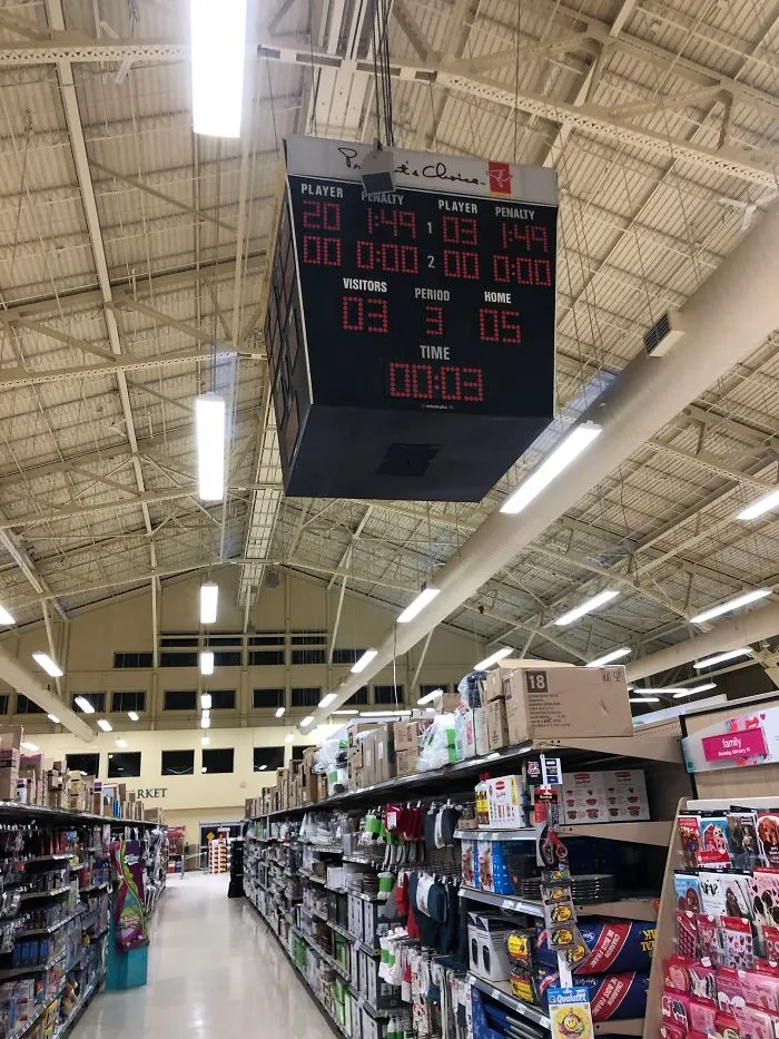 Esta tienda solía ser un estadio de hockey