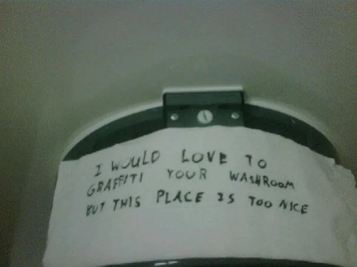 30 Examples Of Hilariously Polite Graffiti