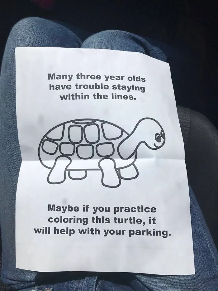 Who Left This On My Car In Lot 30 I Just Wanna Talk