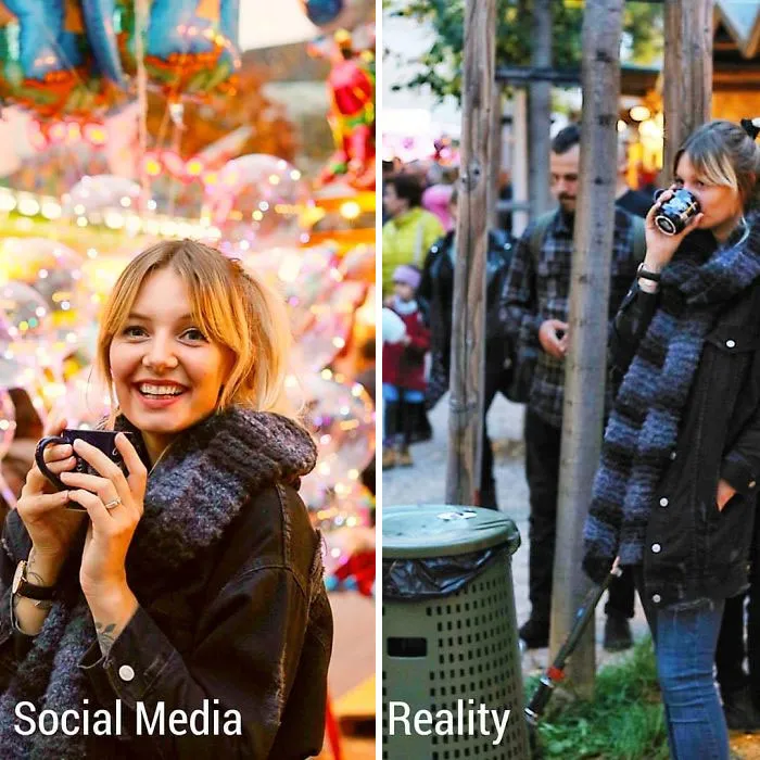 Girl Exposes The Truth Behind Those ‘Perfect’ Instagram Photos With 30 Side-By-Side Pics