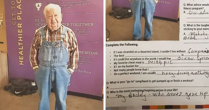 91-Year-Old Grandpa Starts Going To The Gym 3 Times A Week, Proves It's Never Too Late To Get Into Fitness