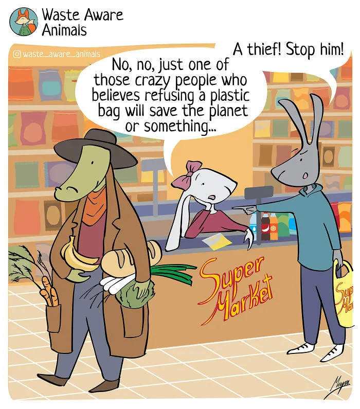 I Dream Of Living A Zero-Waste Life, Here Are The Struggles I Face (31 Comics)