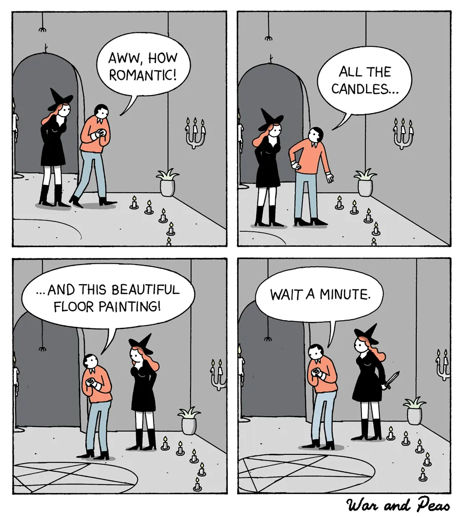 Hilarious, Dark And Relatable Comic Strips By War And Peas