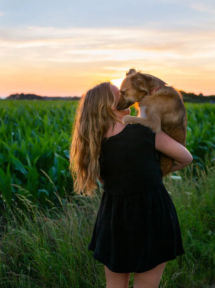 I Adopted Tofu, A Shelter Dog Who Is Often Too Scared To Walk, So I Carry Her Everywhere (30 Pics)