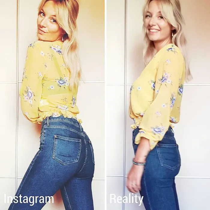 Girl Exposes The Truth Behind Those ‘Perfect’ Instagram Photos With 30 Side-By-Side Pics