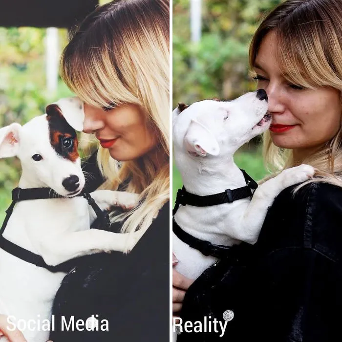 Girl Exposes The Truth Behind Those ‘Perfect’ Instagram Photos With 30 Side-By-Side Pics