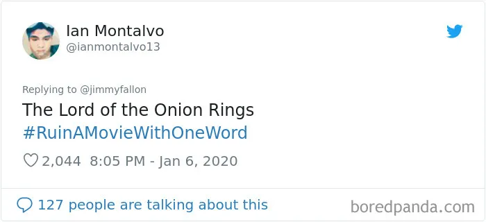 Jimmy Fallon Asks People To Ruin Movies With One Word And Here Are 55 Hilarious Responses