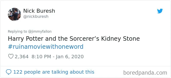 Jimmy Fallon Asks People To Ruin Movies With One Word And Here Are 55 Hilarious Responses