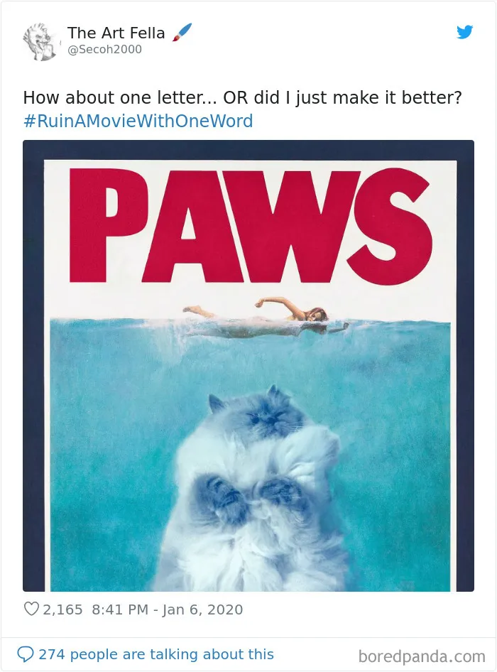 Jimmy Fallon Asks People To Ruin Movies With One Word And Here Are 55 Hilarious Responses
