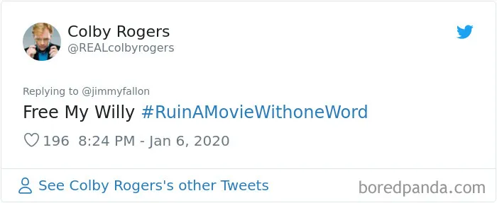 Jimmy Fallon Asks People To Ruin Movies With One Word And Here Are 55 Hilarious Responses
