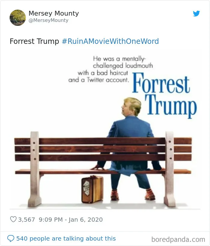 Jimmy Fallon Asks People To Ruin Movies With One Word And Here Are 55 Hilarious Responses
