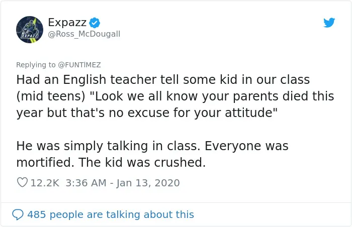 45 People Share The Worst Things Their Teacher Has Done To Them