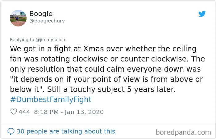 Jimmy Fallon Asks His Followers To Tweet Their Dumbest Family Fights, And They Deliver (30 Tweets)