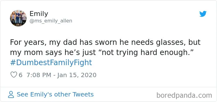 Jimmy Fallon Asks His Followers To Tweet Their Dumbest Family Fights, And They Deliver (30 Tweets)