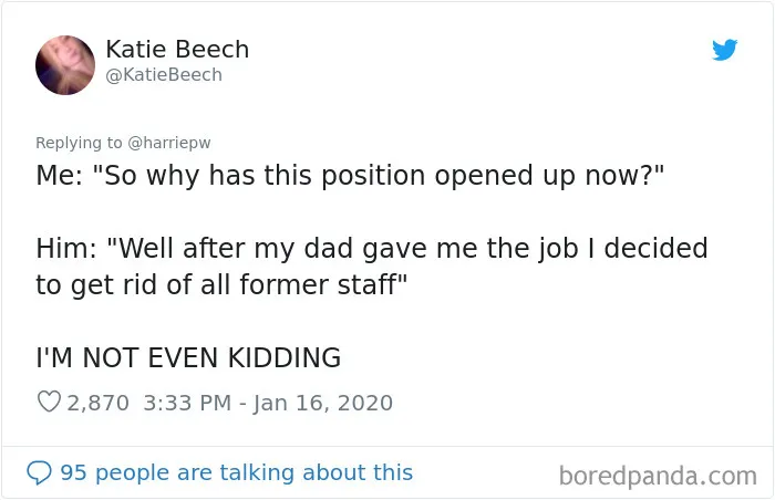People Share 30 Worst Job Interview Stories And Personal Experiences, And Some Are Hard To Imagine