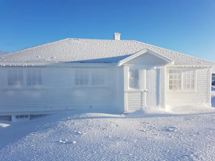 Casa helada en cabo Bonavista