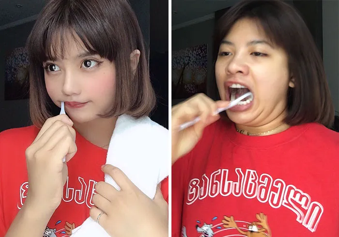 Thai Woman Creates Hilarious Instagram Vs. Reality Collages And Here's 30 Of The Best Ones