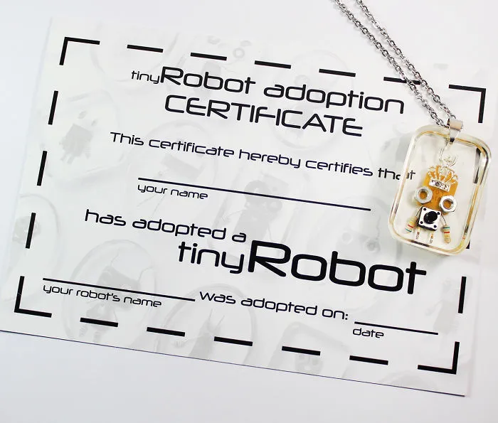 I Turned Electronic Components Into Adoptable Tiny Robots