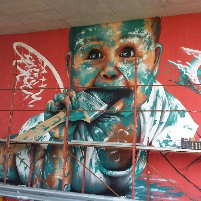 30 Pics Of 3D Street Art That Interacts With Its Surroundings, Created By Caiffa Cosimo
