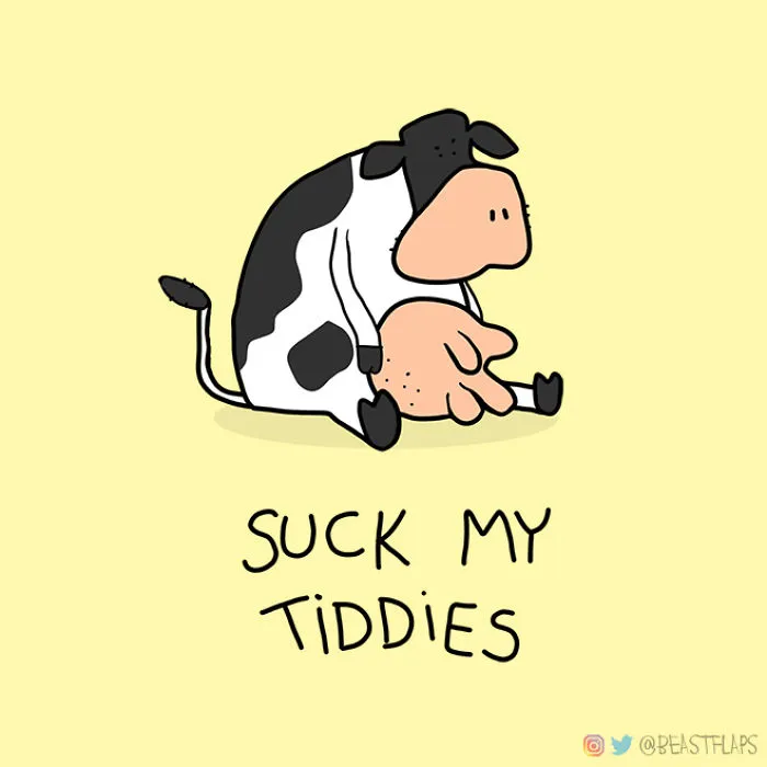 17 Pics Of Funny Grumpy Animals That I Will Continue To Draw Each Day Throughout 2020