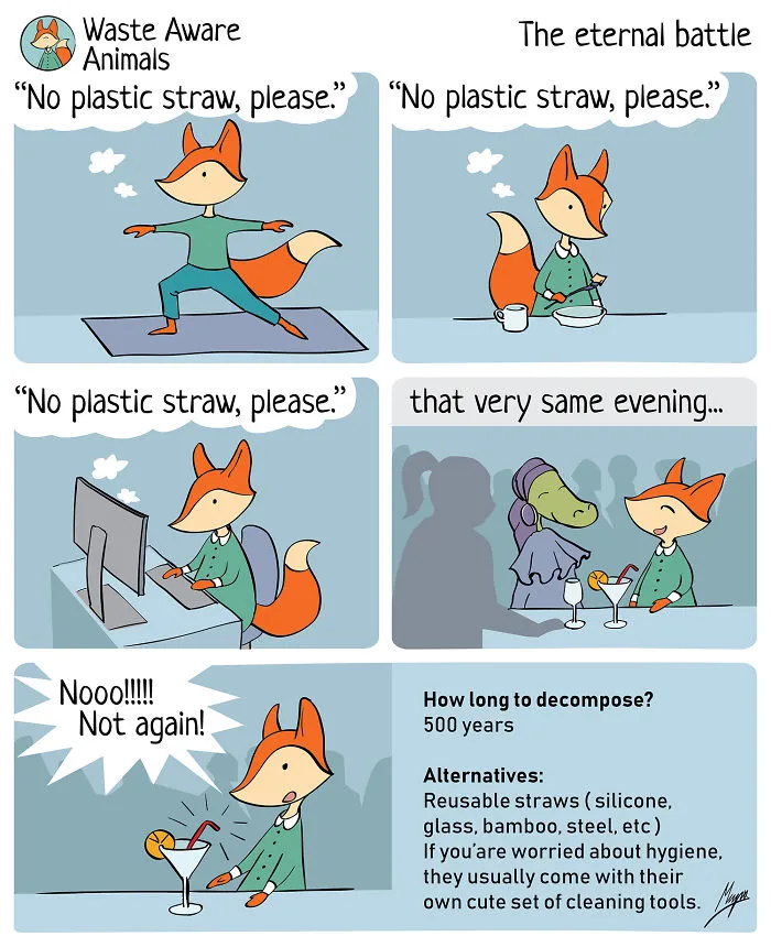 I Dream Of Living A Zero-Waste Life, Here Are The Struggles I Face (31 Comics)