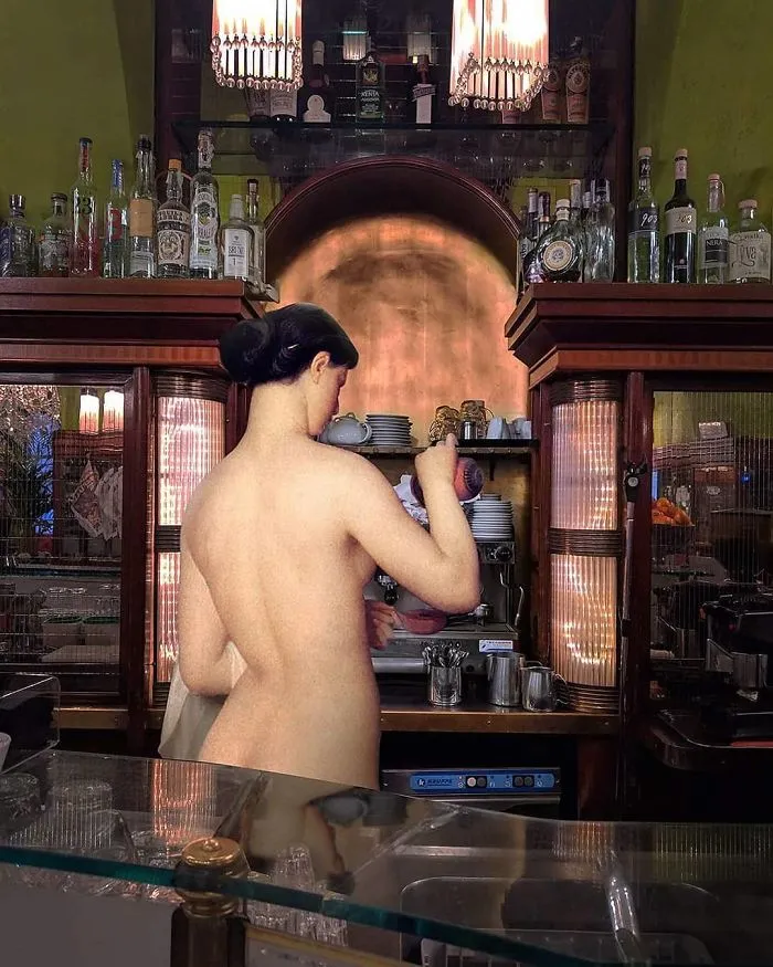 Artist Puts People From Classical Paintings Into The Modern World, And The Result Is Surprisingly Fitting (42 New Pics)