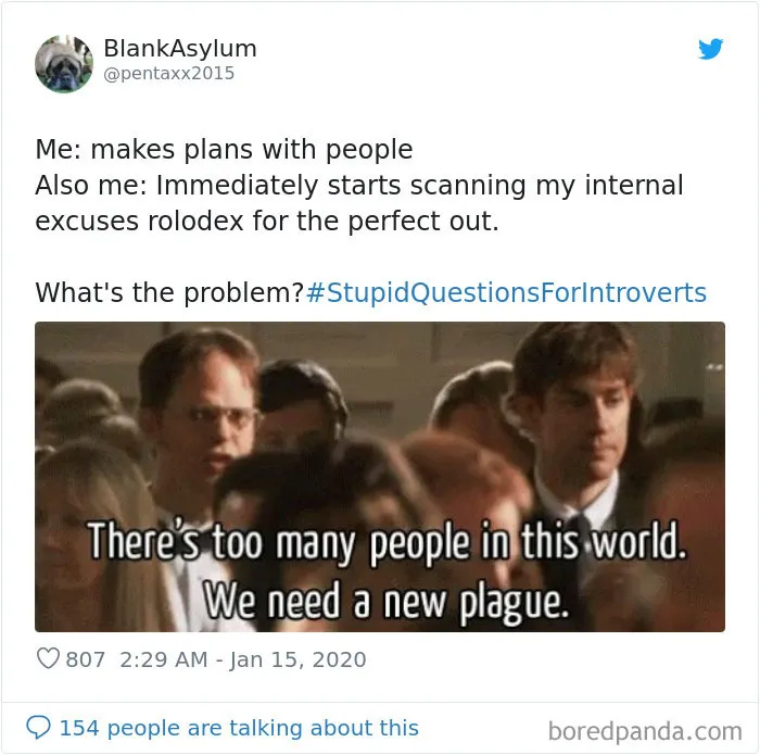 Someone Asks Introverts To Share What Questions Annoy Them The Most, They Respond With 30 Tweets