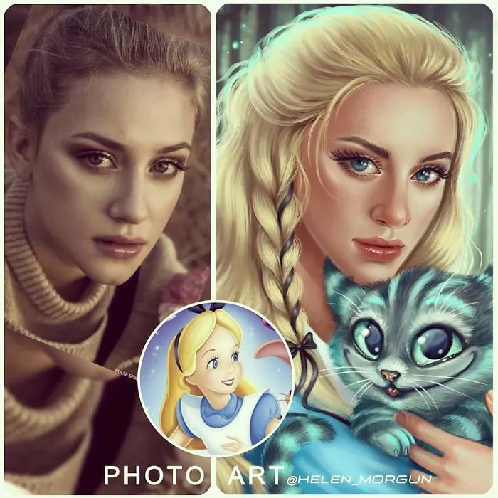 Lili Reinhart As Alice In Wonderland