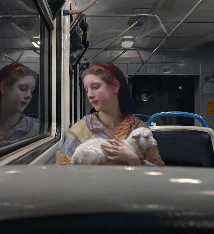Artist Puts People From Classical Paintings Into The Modern World, And The Result Is Surprisingly Fitting (42 New Pics)